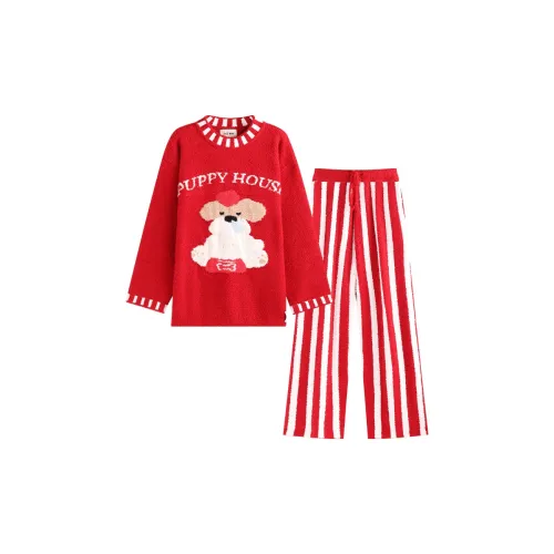 Wabi Town Пижамный комплект женский красный