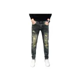 Ностальгический синий, длина до щиколотки