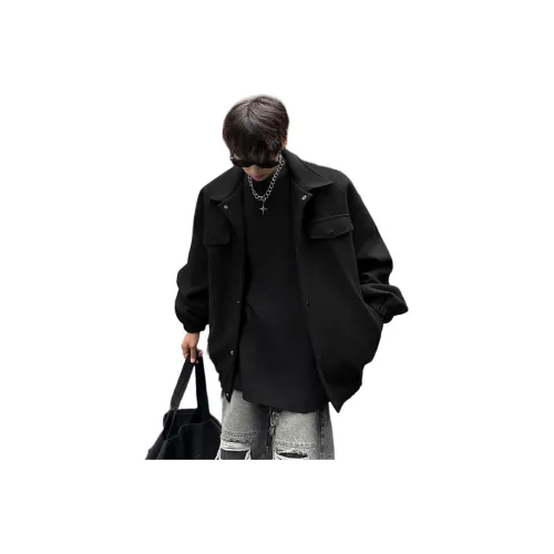 TUOFEI Черный Унисекс Куртки