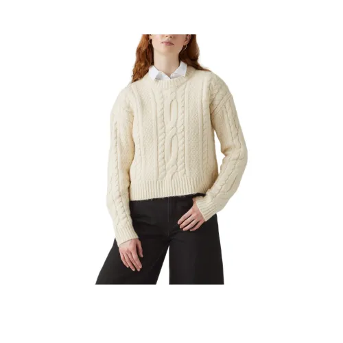 Levis Тофу Белый Женские Свитера