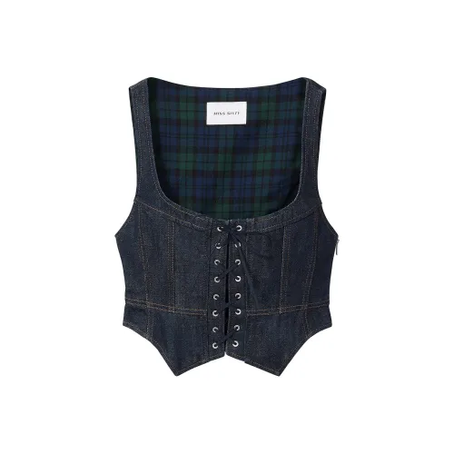 Miss Sixty Темно-синие женские майки