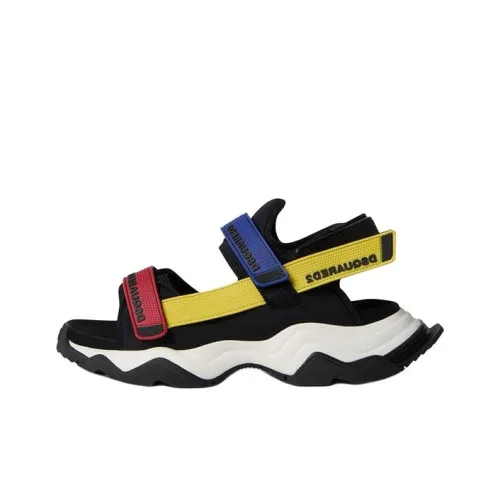 DSQUARED 2 Пляжные сандалии Мужской Черный