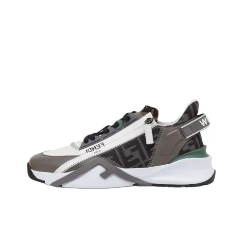 FENDI Низкий топ Повседневная обувь Мужская Черный