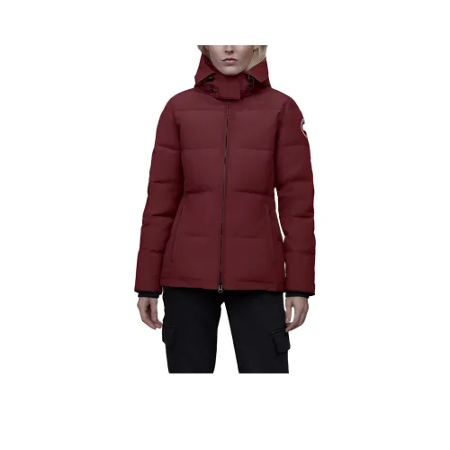 Canada Goose Down Jacket Women's Bordeaux Red Канада Гусе Пуховик Женский Бордовый Красный