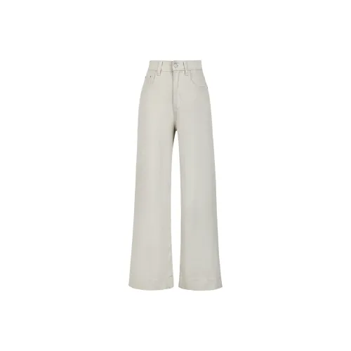 Светлый хаки унисекс джинсы