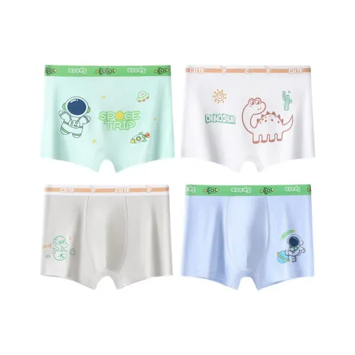 JBBCN Маленький Динозавр 4 шт Kids Нижнее белье