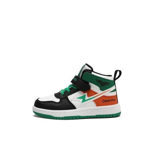 DEERWAY Противоскользящий Анти-КИК Дышащий Легкий Амортизация Низкий Топ Детские Лайфстайл Обувь для Детей