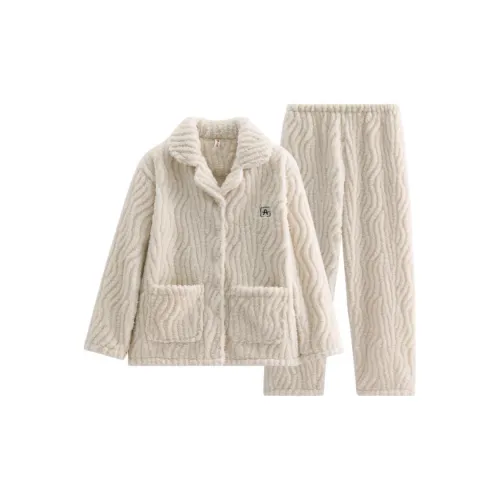 FENTENG FJ26940682 Овсяные Женские Пижамные Комплекты
