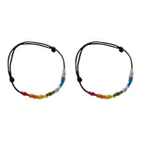 Радужный браслет-шнурок "Удача" - Брат