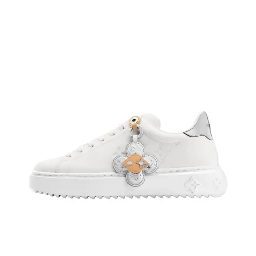 LOUIS VUITTON Time Out Low Топ Скейтборд Кроссовки Женские Белые