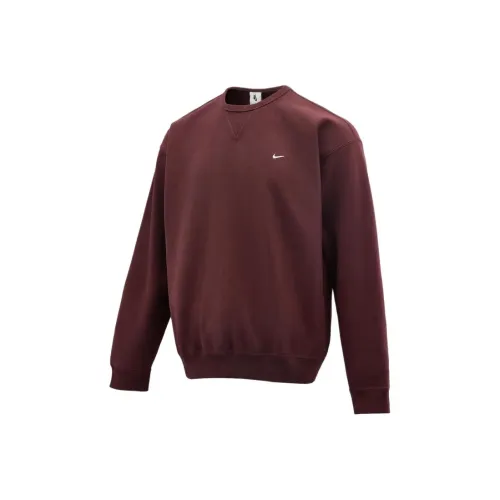 nike Мужские Свитшоты Бордового Цвета