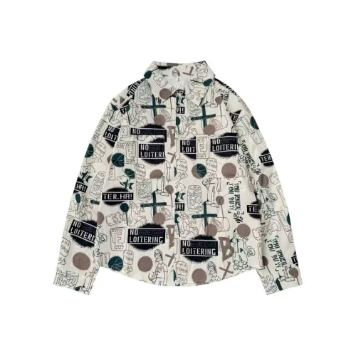 PLQV Зеленые Мужские Рубашки