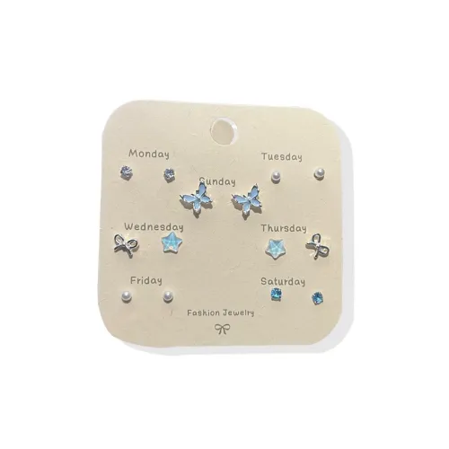 TKB Сплав Серьги-гвоздики Унисекс