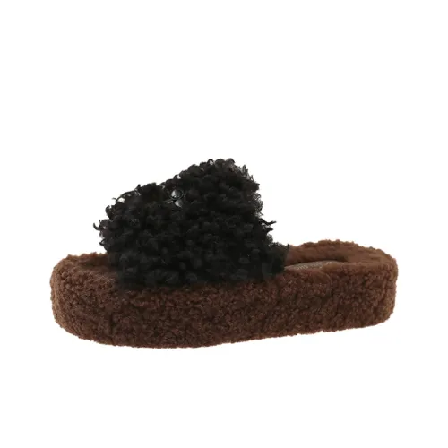 PARK DANCE Флоковые шлепанцы женские