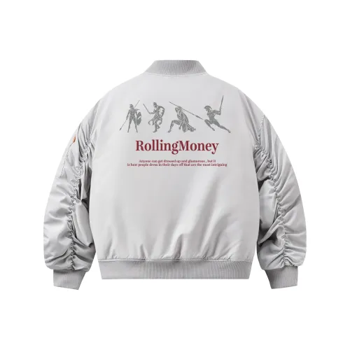 Rolling Money Хлопковый пуховик Унисекс