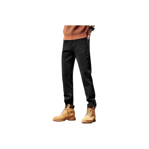 JIKENDI Мужские черные джинсы