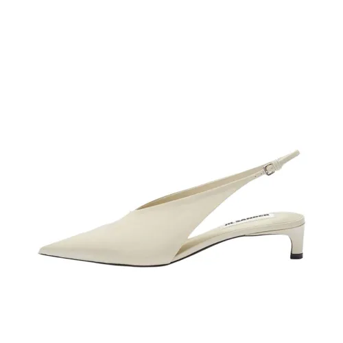 JIL SANDER Узкий каблук Высокие каблуки Женские Экрю
