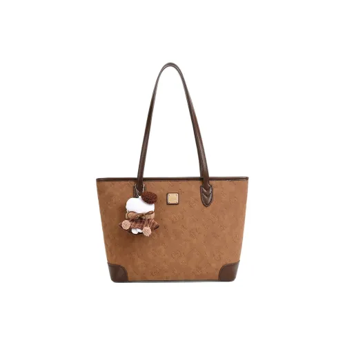 DIFFERENT FACES ПУ (полиуретан) Сумка через плечо Стандартная Женская Шоколад