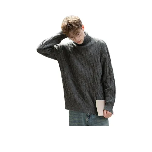 Tonlion Темно-серый Мужские Свитера