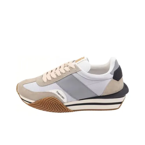 TOM FORD Низкий топ Повседневная обувь Мужская Тауповая