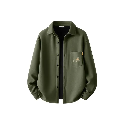 Miniso Осенне-зимняя рубашка унисекс