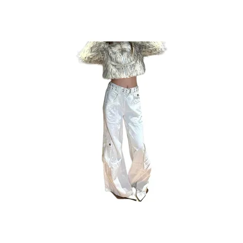 NRXX Белый Унисекс Джинсы