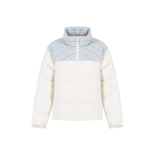 XIAOLIZI Экрю Унисекс Пуховики