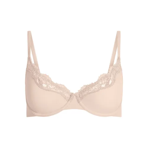 SKIMS FW25 PASSE TOUT Кружево Без подкладки Глубокий вырез Бюстгальтер Женские