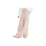 Розовый с цветочным узором