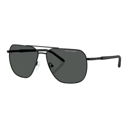 EMPORIO ARMANI Металл Aviator Солнцезащитные очки Мужские Матовый Черный