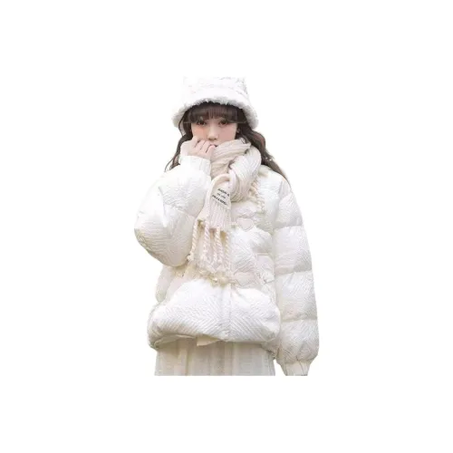 DEDY Айвори Женские пуховики