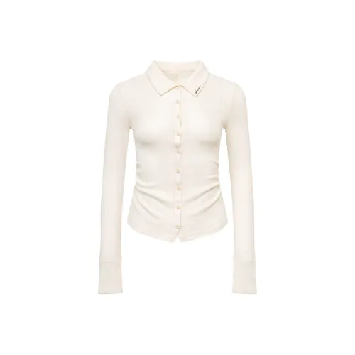Ariseism Экрю Женские Рубашки
