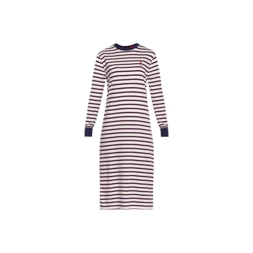 Polo Ralph Lauren Длинное платье с длинными рукавами женское