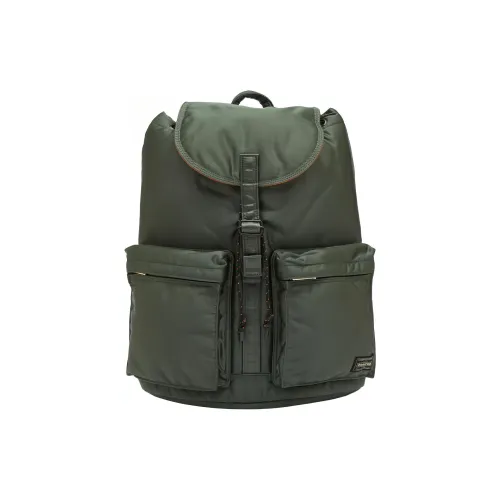 PORTER Нейлон Рюкзак Унисекс Серый Зеленый