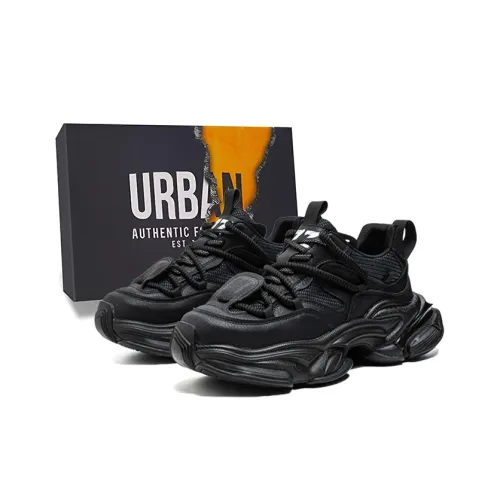 URBAN AUTHENTIC Износостойкий Легкий Противоскользящий Низкий Топ Толстая подошва Мужские кроссовки