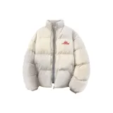 Белый хлопковый пуховик