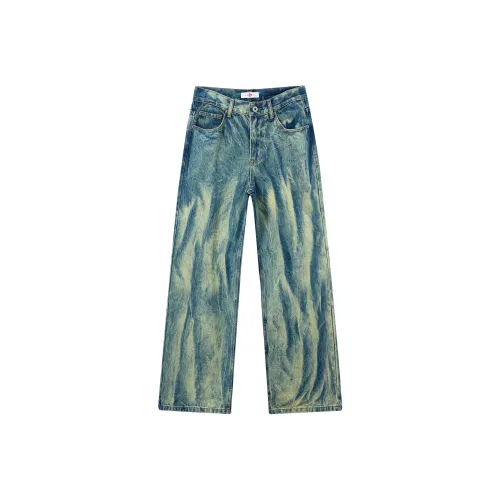 Lee Cooper Осенние и Зимние Джинсы Мужские Винтажные Синие