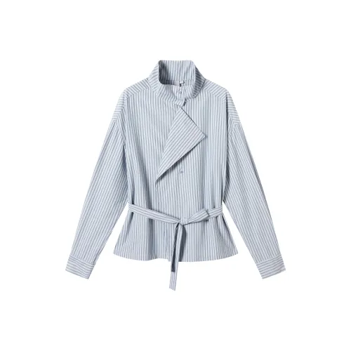 DIALOGUE Синие полосы Женские Рубашки