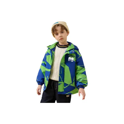 BIG WASP Зеленый Флис Подкладка Детские Куртки