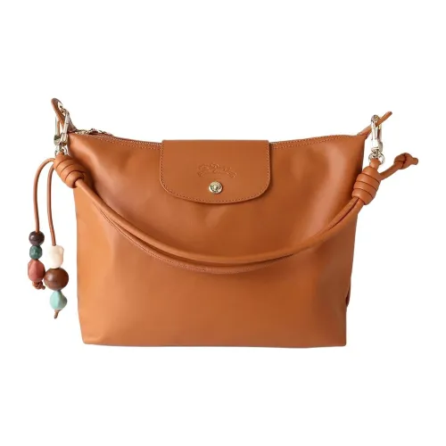 LONGCHAMP Le Pliage Xtra Телячья кожа Сумка на плечо Средний Женские Cashew Коричневый