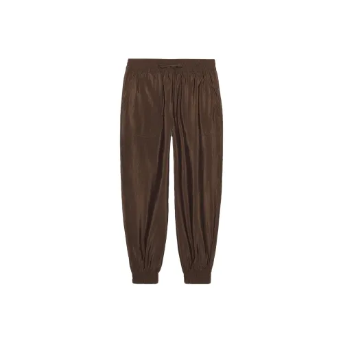 ZARA Collaboration Коричневые Женские Повседневные Брюки