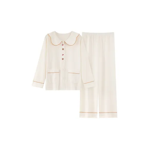 Qian Rise Вишня Медвежонок Женские Пижамные Комплекты