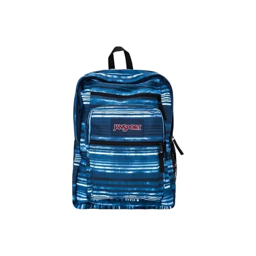 Jansport Ткань Рюкзак Большой Мужской Синий и Белый