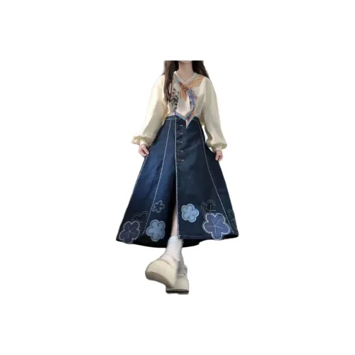 XIANGTIANE Женские Комплекты с Юбкой