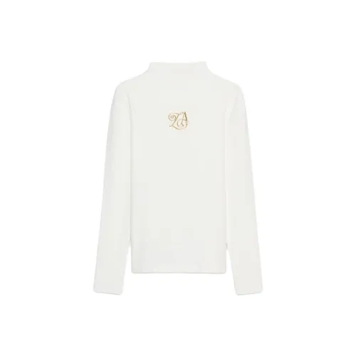 ZARA Collaboration Морозный Белый Женские T-Рубашки