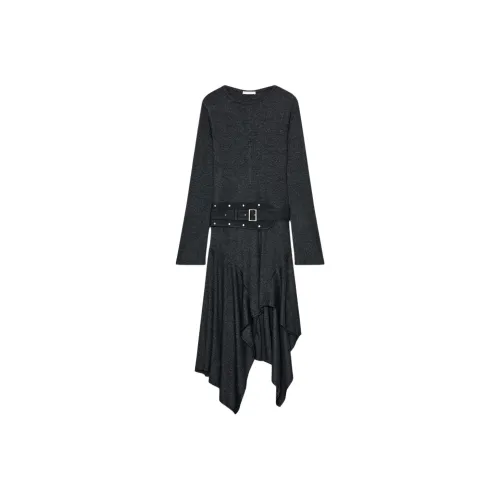 ZARA Длинное платье с длинными рукавами женское