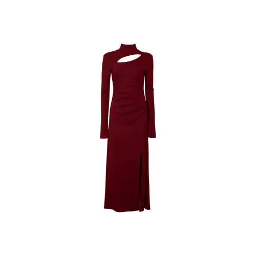 DPLAY Длинное платье с длинными рукавами женское