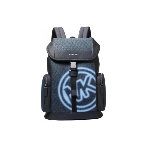 MICHAEL KORS Cooper Покрытый холст Рюкзак Стандартный Мужской Черный Синий