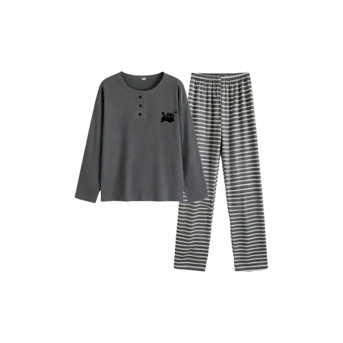 XIAFENYAN Dark Gray Women's Pajama Sets XIAFENYAN Темно-серый женский пижамный комплект