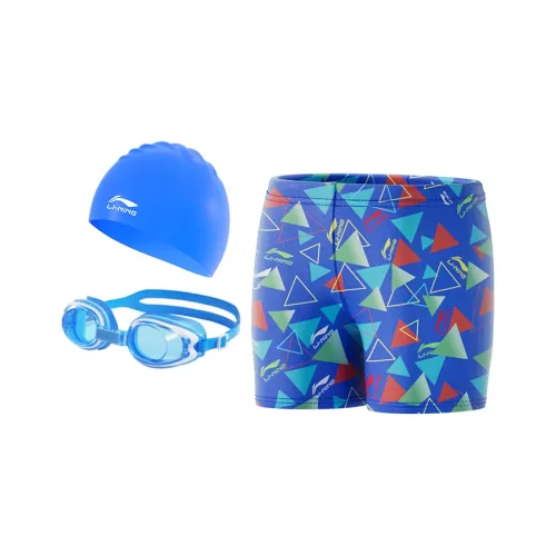 Подкладка 221 цветной синий трехкомпонентный комплект купальников для детей